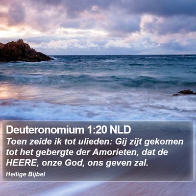 Deuteronomium 1:20 NLD Bible Verse Image