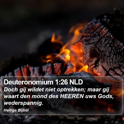 Deuteronomium 1:26 NLD Bible Verse Image