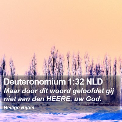 Deuteronomium 1:32 NLD Bible Verse Image