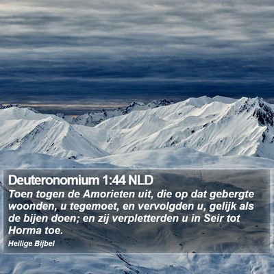 Deuteronomium 1:44 NLD Bible Verse Image