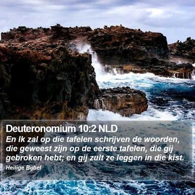 Deuteronomium 10:2 NLD Bible Verse Image
