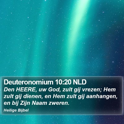 Deuteronomium 10:20 NLD Bible Verse Image