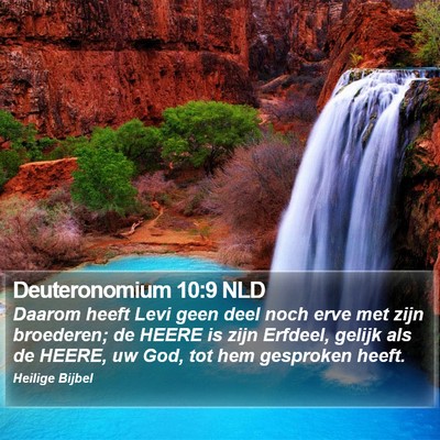 Deuteronomium 10:9 NLD Bible Verse Image