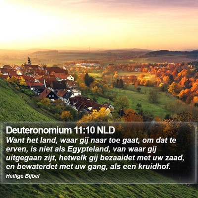 Deuteronomium 11:10 NLD Bible Verse Image
