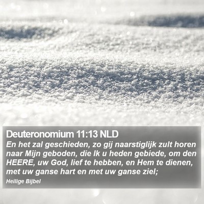 Deuteronomium 11:13 NLD Bible Verse Image