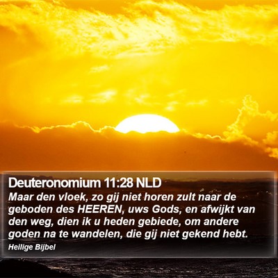 Deuteronomium 11:28 NLD Bible Verse Image