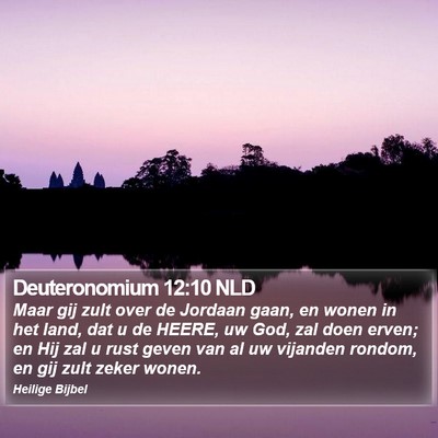 Deuteronomium 12:10 NLD Bible Verse Image