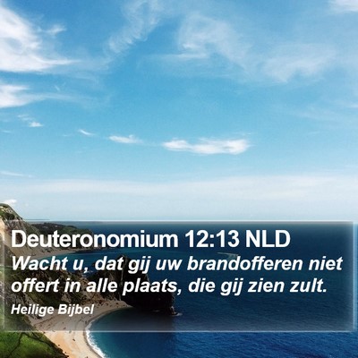 Deuteronomium 12:13 NLD Bible Verse Image