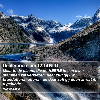 Deuteronomium 12:14 NLD Bible Verse Image