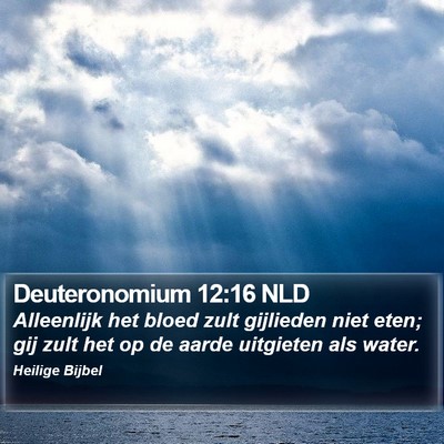 Deuteronomium 12:16 NLD Bible Verse Image