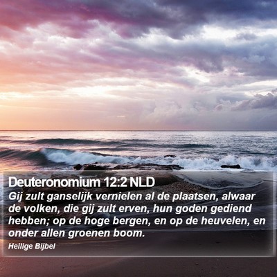 Deuteronomium 12:2 NLD Bible Verse Image