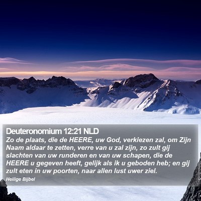 Deuteronomium 12:21 NLD Bible Verse Image