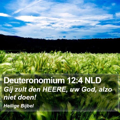 Deuteronomium 12:4 NLD Bible Verse Image