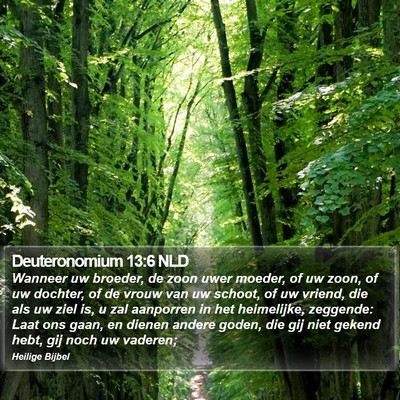 Deuteronomium 13:6 NLD Bible Verse Image