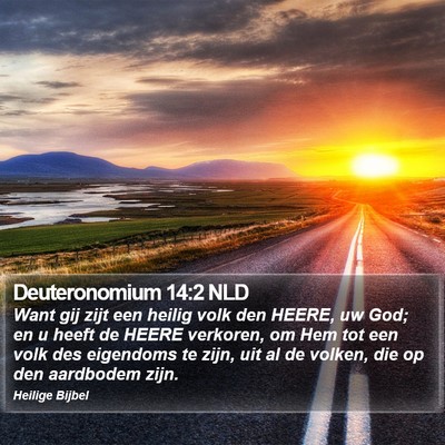 Deuteronomium 14:2 NLD Bible Verse Image