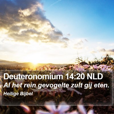 Deuteronomium 14:20 NLD Bible Verse Image