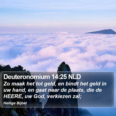 Deuteronomium 14:25 NLD Bible Verse Image