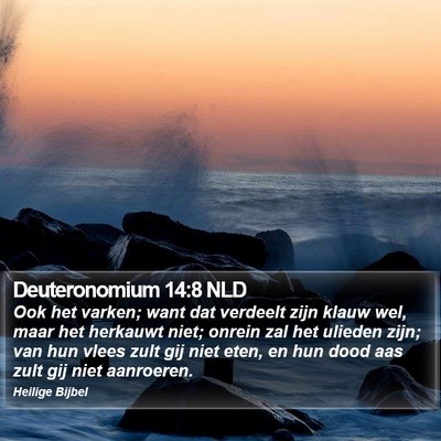 Deuteronomium 14:8 NLD Bible Verse Image