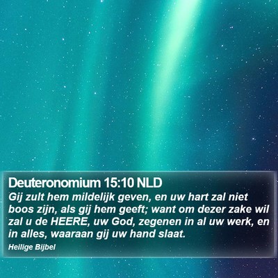Deuteronomium 15:10 NLD Bible Verse Image