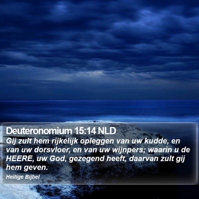 Deuteronomium 15:14 NLD Bible Verse Image