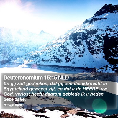 Deuteronomium 15:15 NLD Bible Verse Image