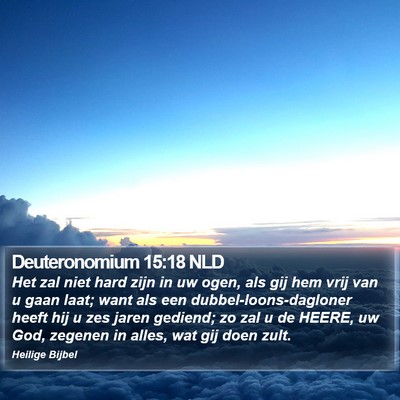 Deuteronomium 15:18 NLD Bible Verse Image