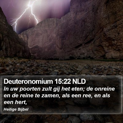Deuteronomium 15:22 NLD Bible Verse Image