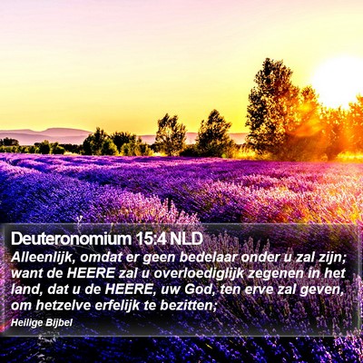 Deuteronomium 15:4 NLD Bible Verse Image