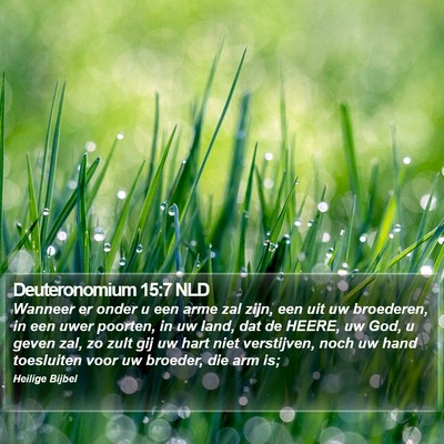 Deuteronomium 15:7 NLD Bible Verse Image