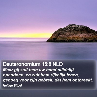 Deuteronomium 15:8 NLD Bible Verse Image