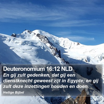 Deuteronomium 16:12 NLD Bible Verse Image