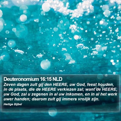 Deuteronomium 16:15 NLD Bible Verse Image