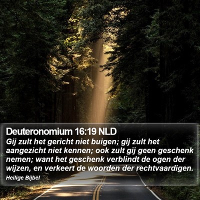 Deuteronomium 16:19 NLD Bible Verse Image