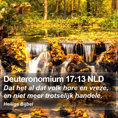 Deuteronomium 17:13 NLD Bible Verse Image