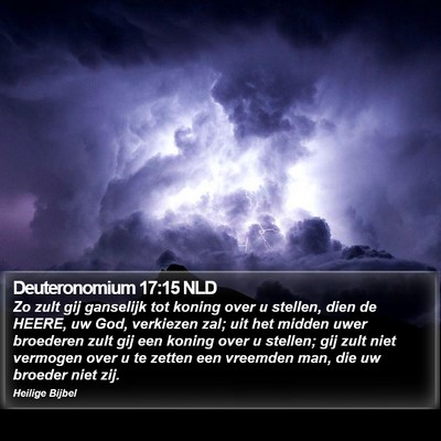 Deuteronomium 17:15 NLD Bible Verse Image