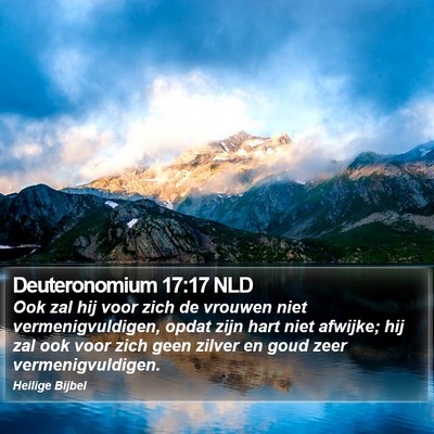 Deuteronomium 17:17 NLD Bible Verse Image