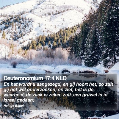 Deuteronomium 17:4 NLD Bible Verse Image