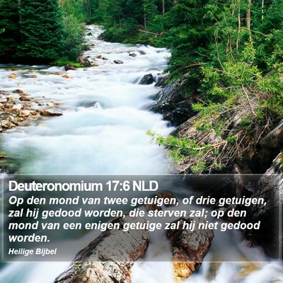 Deuteronomium 17:6 NLD Bible Verse Image
