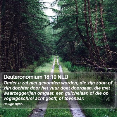 Deuteronomium 18:10 NLD Bible Verse Image