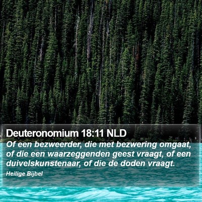 Deuteronomium 18:11 NLD Bible Verse Image