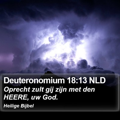 Deuteronomium 18:13 NLD Bible Verse Image