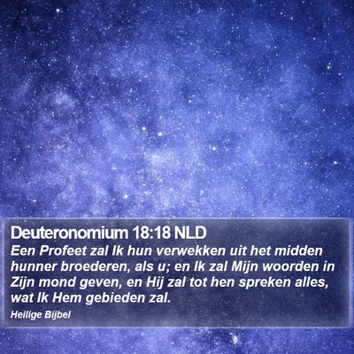 Deuteronomium 18:18 NLD Bible Verse Image