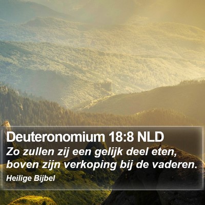 Deuteronomium 18:8 NLD Bible Verse Image