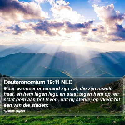 Deuteronomium 19:11 NLD Bible Verse Image
