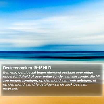Deuteronomium 19:15 NLD Bible Verse Image