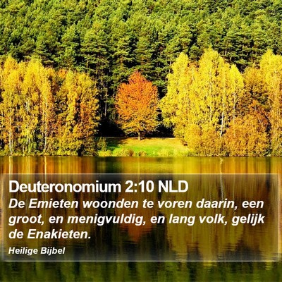 Deuteronomium 2:10 NLD Bible Verse Image