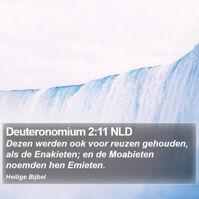 Deuteronomium 2:11 NLD Bible Verse Image