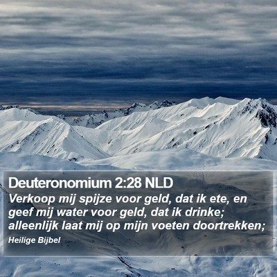 Deuteronomium 2:28 NLD Bible Verse Image