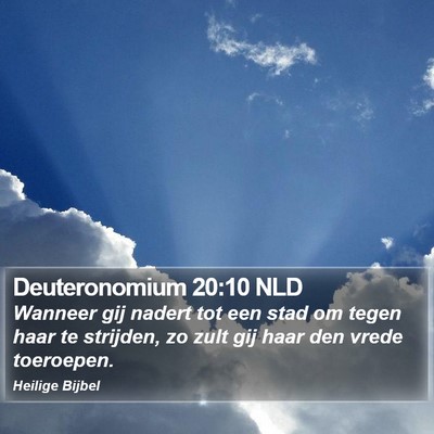 Deuteronomium 20:10 NLD Bible Verse Image