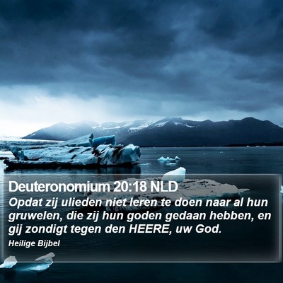 Deuteronomium 20:18 NLD Bible Verse Image